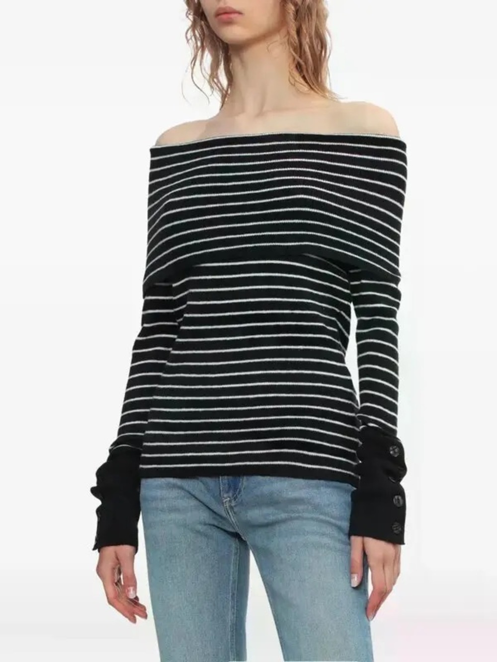 Free People Off-Shoulder Sweater